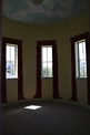 Girls Circle Playroom Painted Drapery